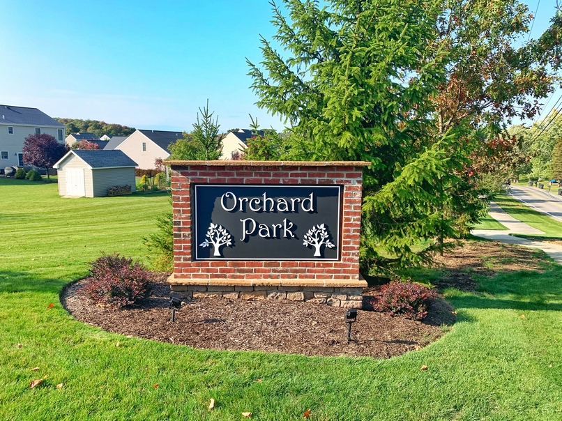 Orchard Park Cranberry Entrance Sign